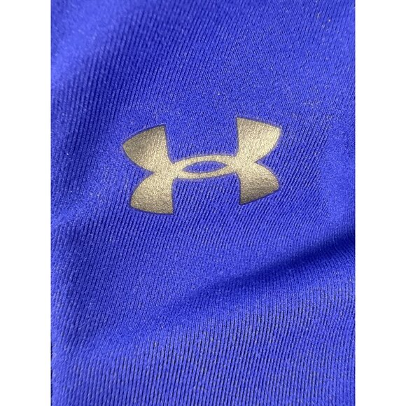 Under Armour Gear Blue Full Zip Jacket Size Large Fitted Running Athletic - Picture 3 of 7